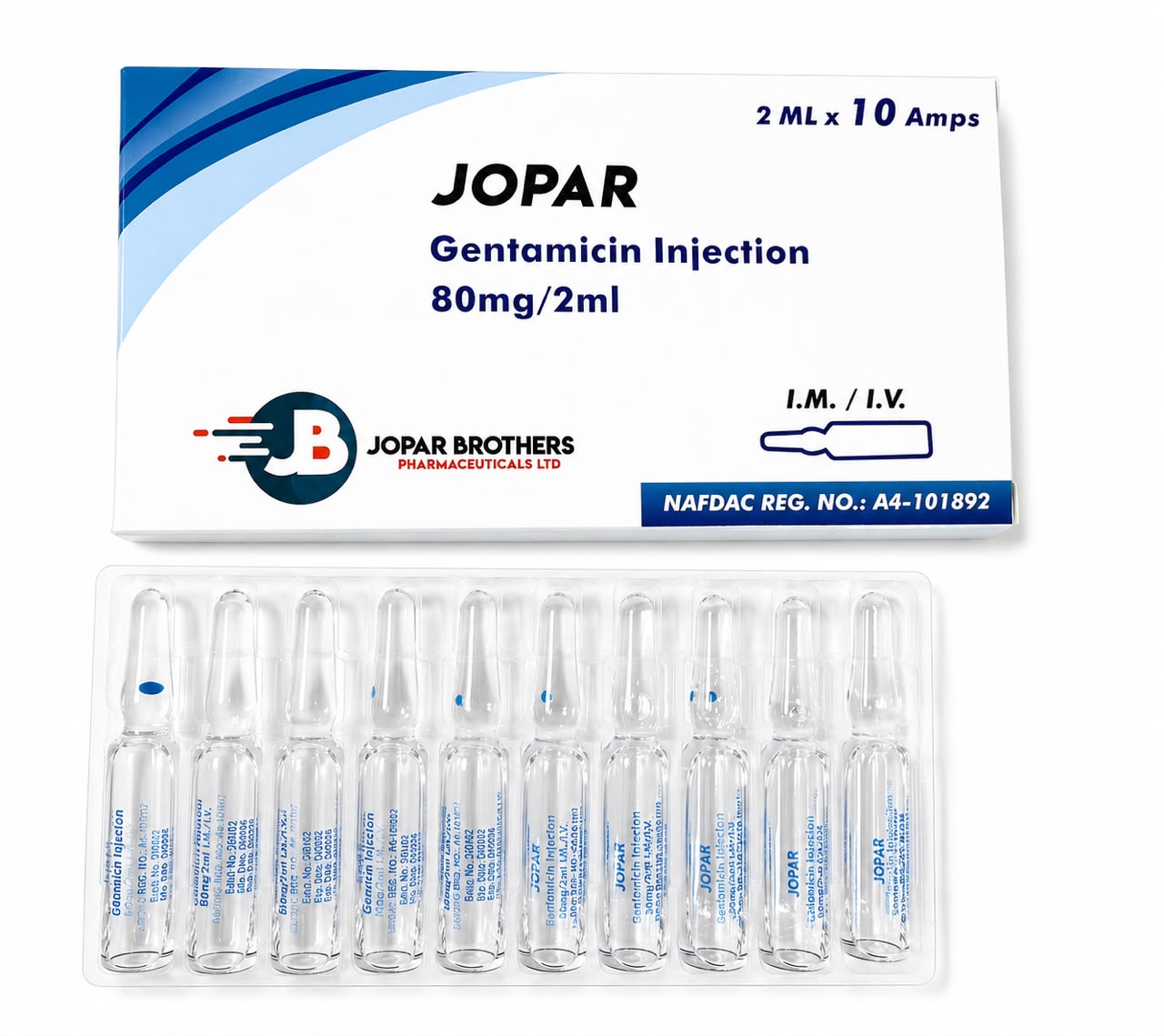 JOPAR Gentamicin Injection